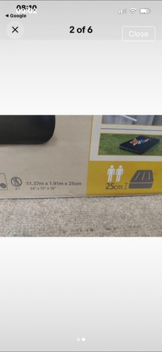 Intex double air - bed, mattress