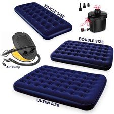Double Single Airbed Flocked