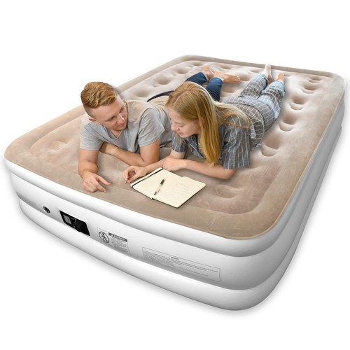 Queen air mattress with - mattress,