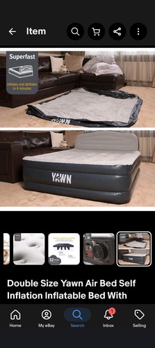 Double size yawn air bed - bed, self