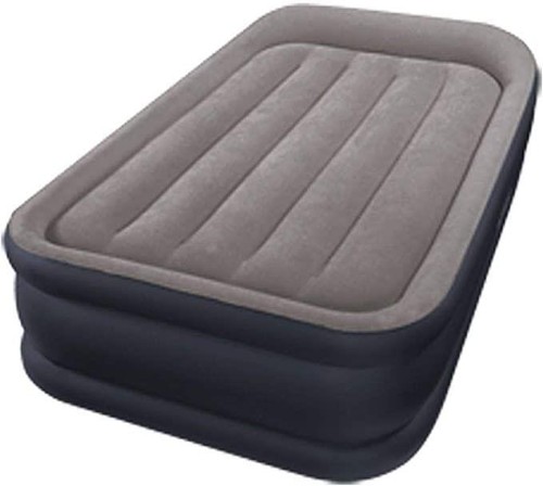 Inflatable airbed with - airbed, pump