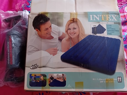 Intex double air bed - air,
